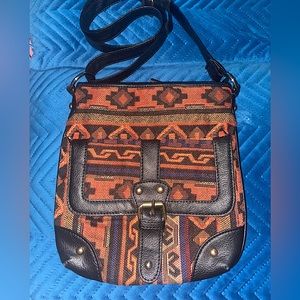 Multicolor Tribal Crossbody